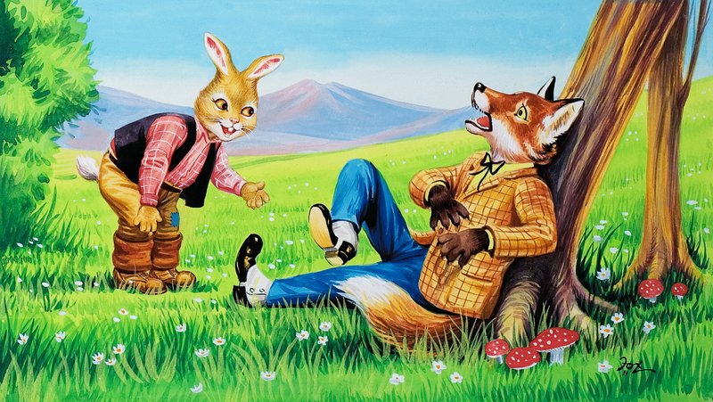 Brer Rabbit and Brer Fox by Henry Charles Fox
