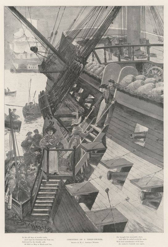 Christmas on a Three-Decker by Henry Charles Seppings Wright