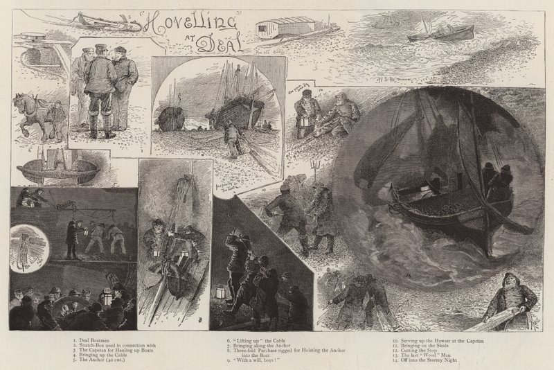 Hovelling at Deal by Henry Charles Seppings Wright