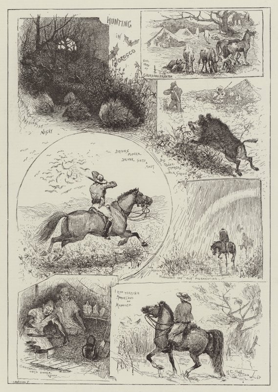 Hunting in Morocco by Henry Charles Seppings Wright