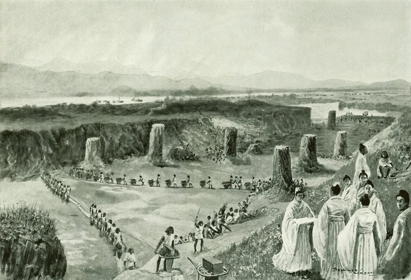 The Grand Canal of China by Henry Charles Seppings Wright