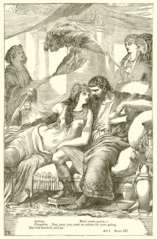 Antony and Cleopatra by Henry Courtney Selous