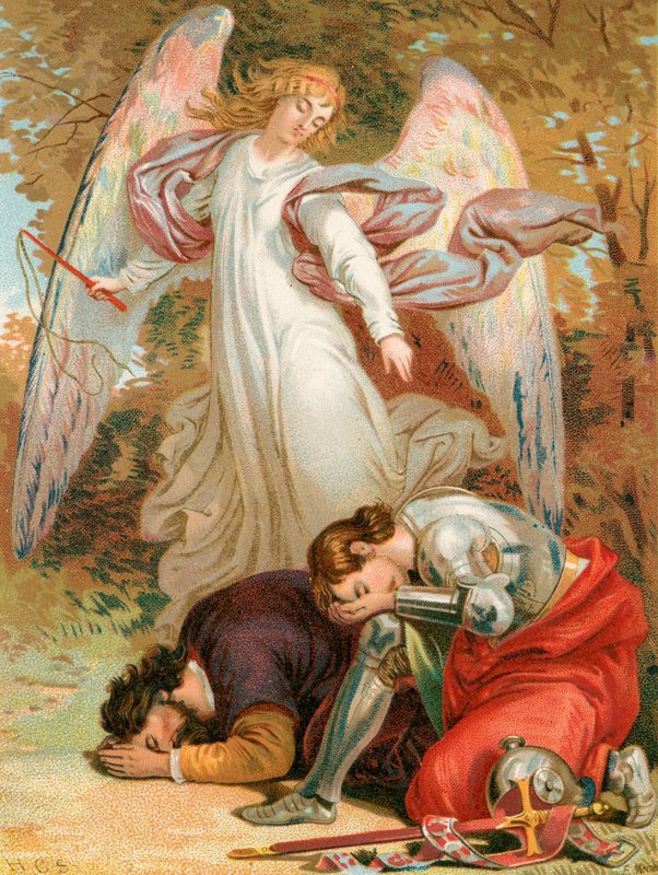 Christian and Hopeful Chastised by Henry Courtney Selous