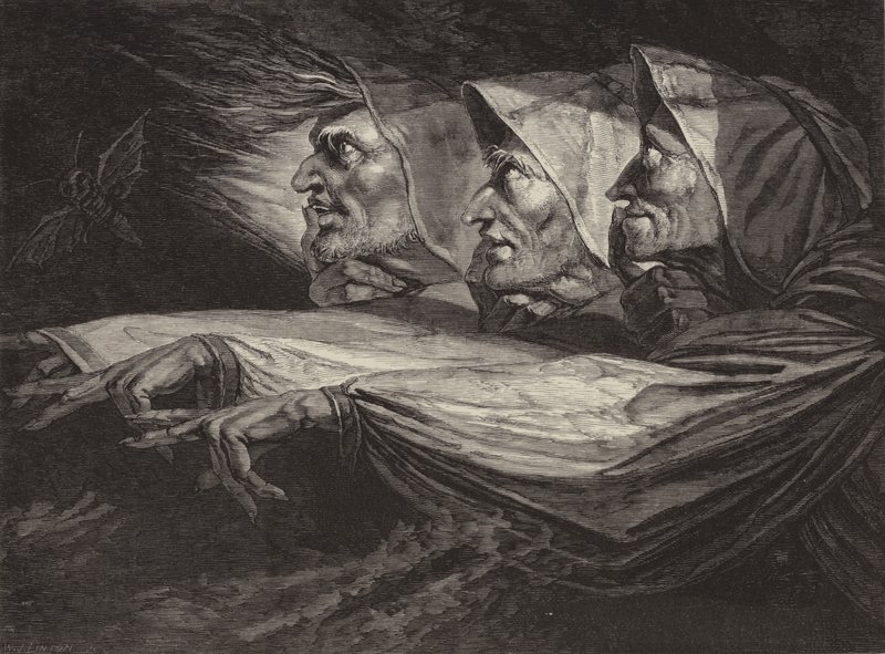 The Witches in Macbeth by Johann Heinrich Füssli
