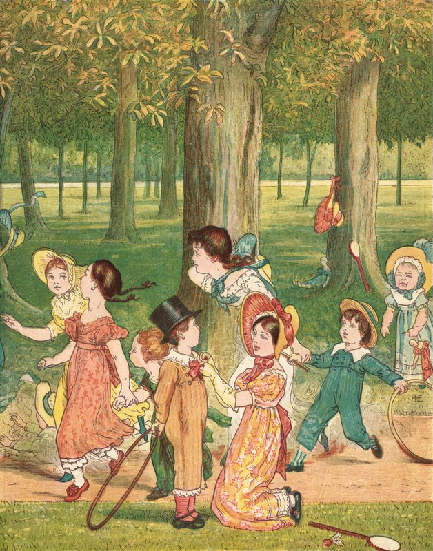 Frolicking People by Henry Hetherington Emmerson