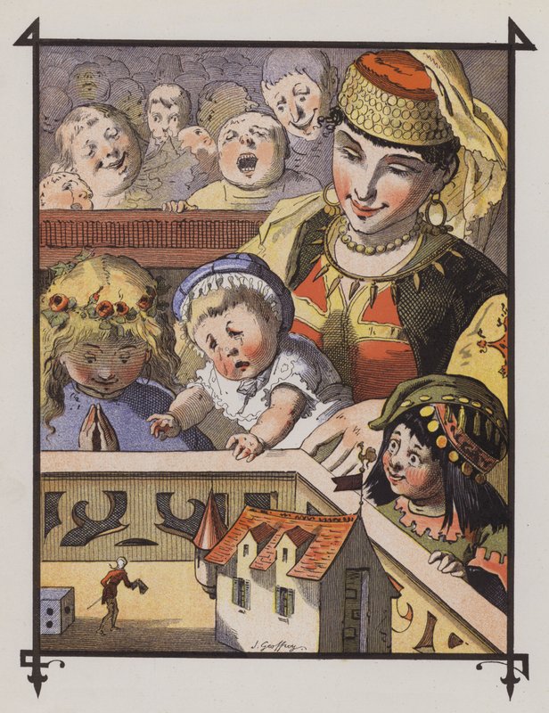 Gulliver in Brobdingnag by Henri Jules Jean Geoffroy