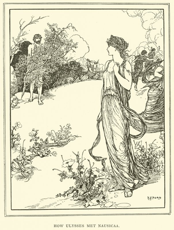 How Ulysses Met Nausicaa by Henry Justice Ford