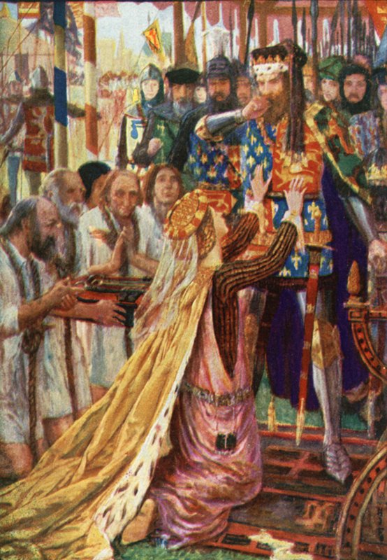 King Edward III at Calais by Henry Justice Ford