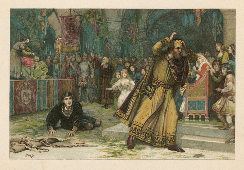 The Play Scene from Hamlet by Henry Marriott Paget