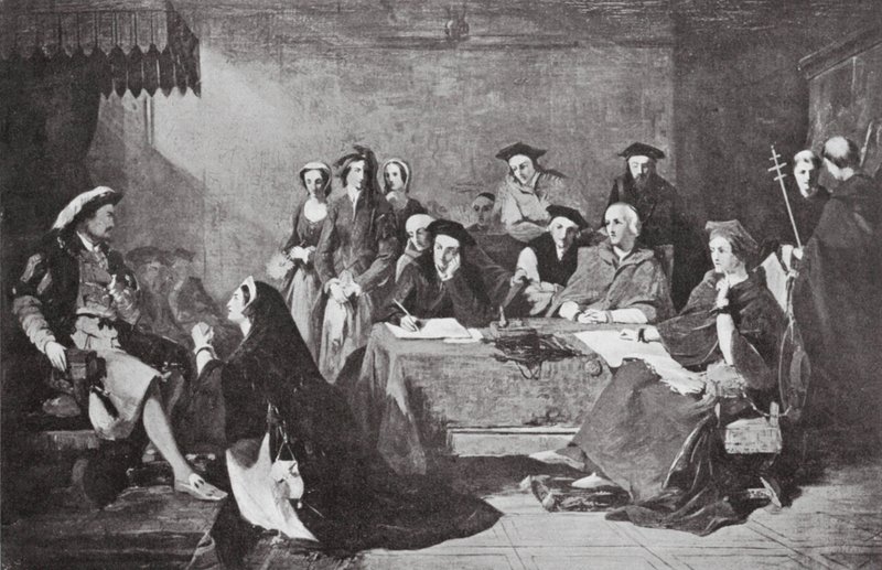 The Trial of Catherine Howard by Henry Nelson (after) O
