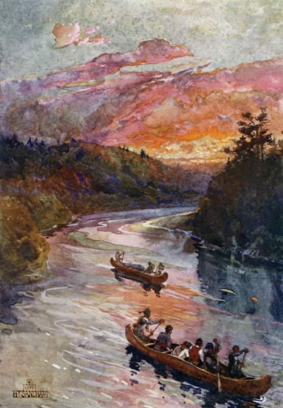 Voyaging on Fresh Water by Henry Sandham