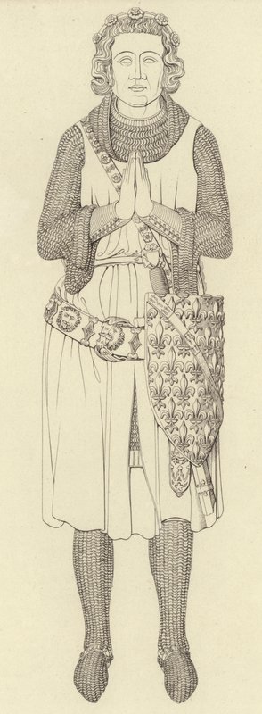 Effigy of Charles Compte D’Étampes by Henry Shaw