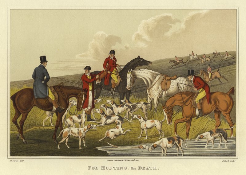Fox Hunting, the Death by Henry Thomas Alken