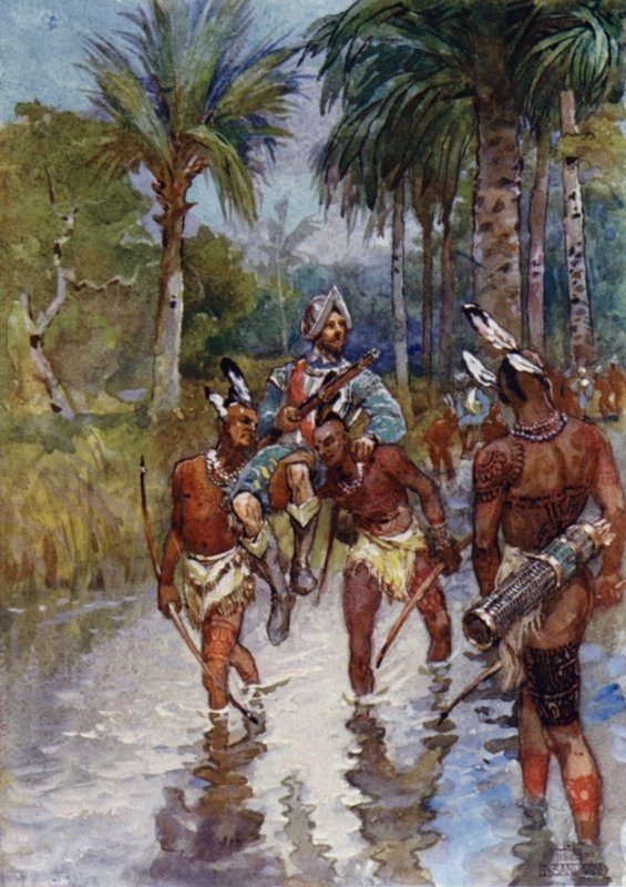 A March Through the Swamps by Henry after Sandham