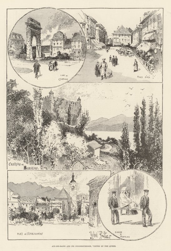 Aix-les-Bains and its Neighbourhood, Visited by the Queen by Herbert Railton