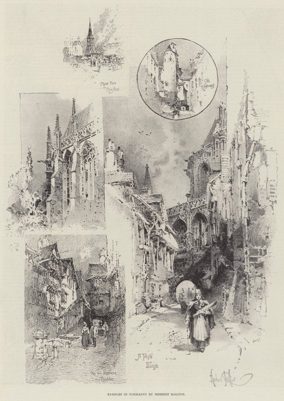 Rambles in Normandy by Herbert Railton
