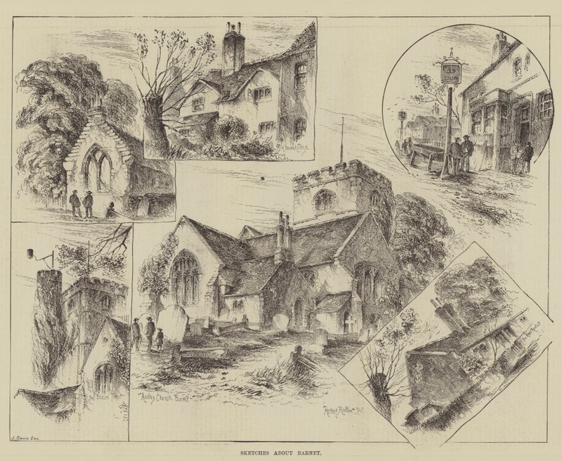 Sketches about Barnet by Herbert Railton