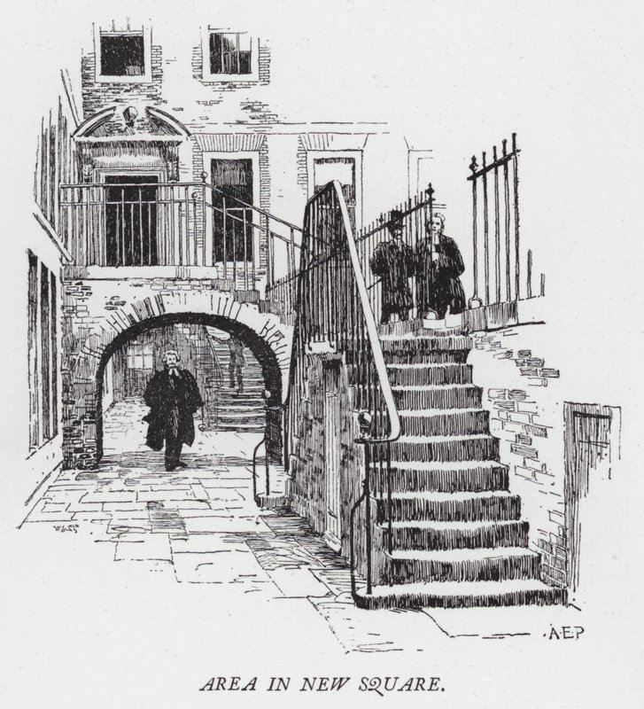 Area in New Square by Herbert (after) Railton