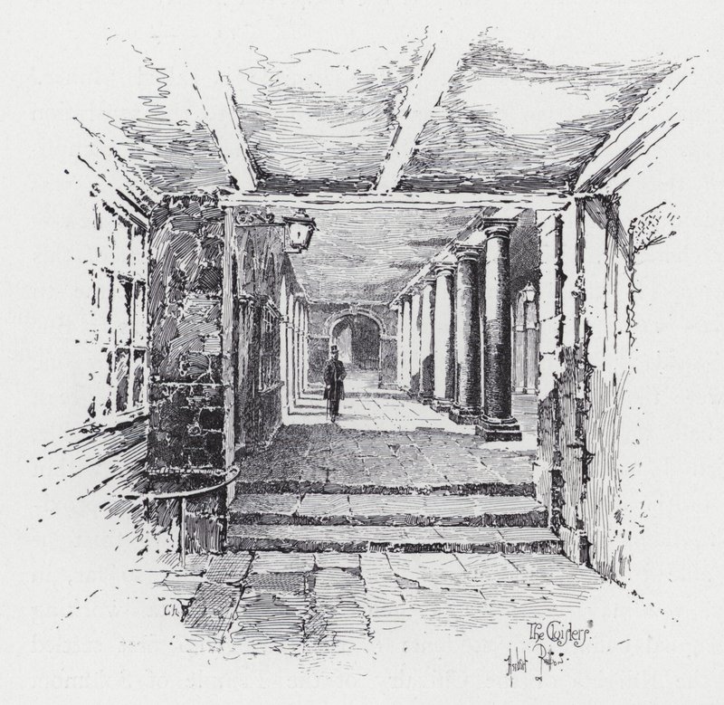 The Cloisters by Herbert (after) Railton