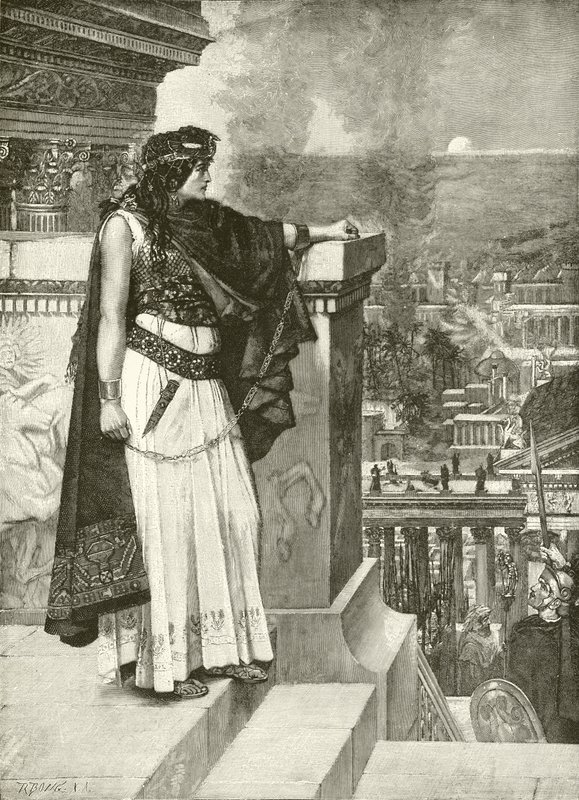 Zenobia Captive by Herbert Gustave Schmalz