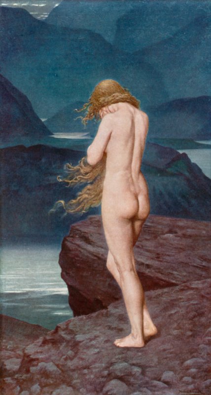 Eve in Exile by Herbert Gustave after Schmalz