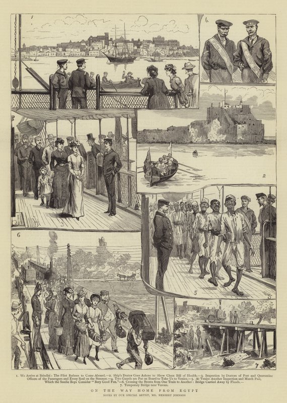 On the Way Home from Egypt by Herbert Johnson