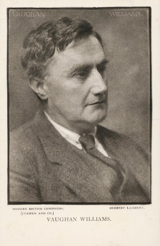 Ralph Vaughan Williams, musical composer by Herbert Lambert