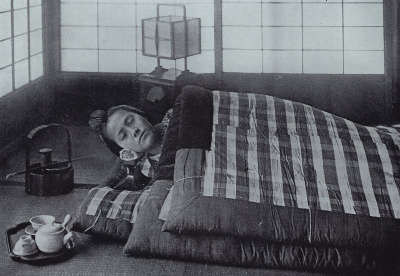 Bedtime in Japan by Herbert Ponting