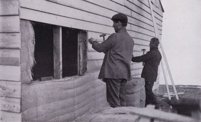 The Hut Was Erected by Herbert Ponting