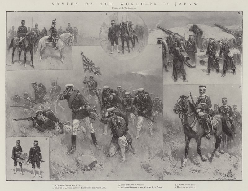 Armies of the World, Japan by Hermanus Willem Koekkoek