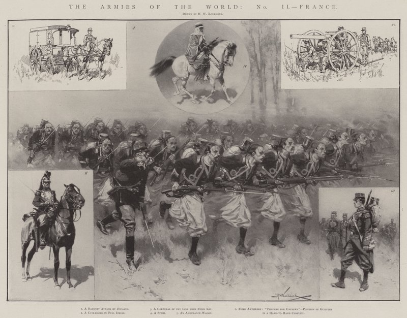 The Armies of the World, France by Hermanus Willem Koekkoek
