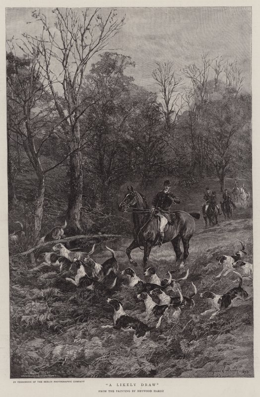 A Likely Draw by Heywood Hardy