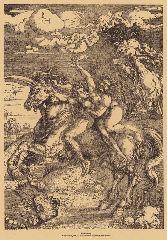Abduction of a Woman by Hieronymus Hopfer
