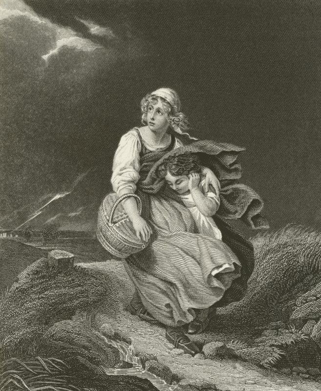 The Storm by Hippolyte Delaroche
