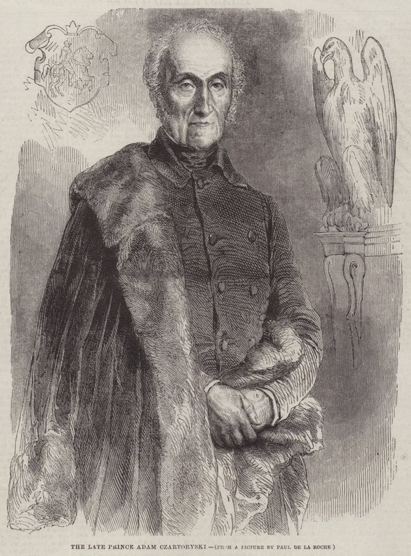The Late Prince Adam Czartoryski by Hippolyte Delaroche