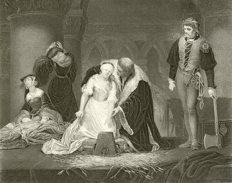Execution of Lady Jane Grey by Hippolyte Delaroche