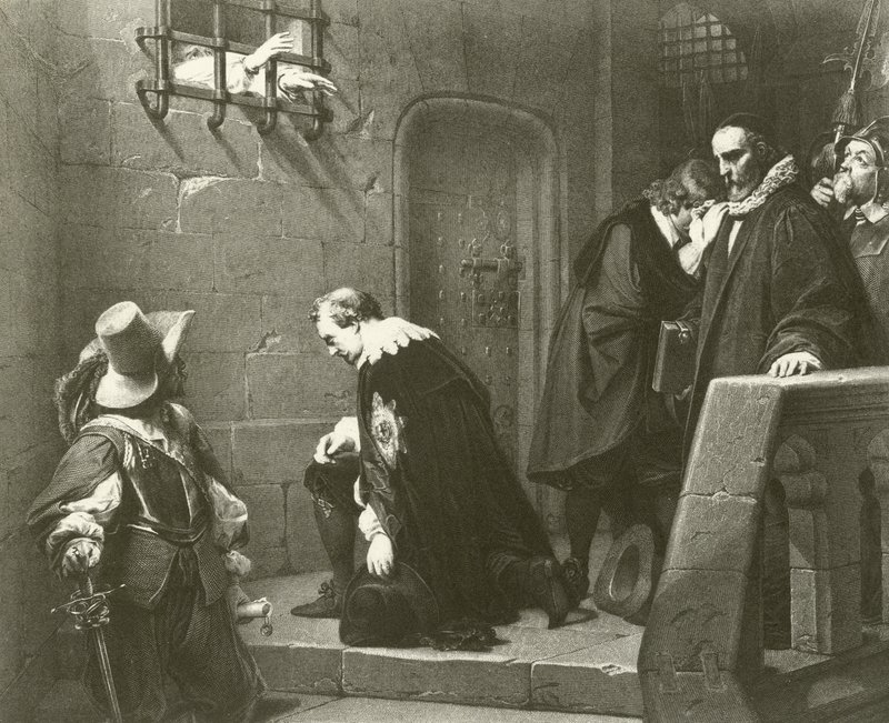 The Death of Strafford by Hippolyte Delaroche