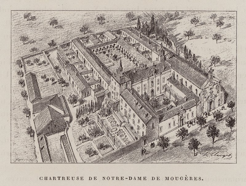 Chartreuse De Notre-Dame De Mougeres by Hubert Clerget