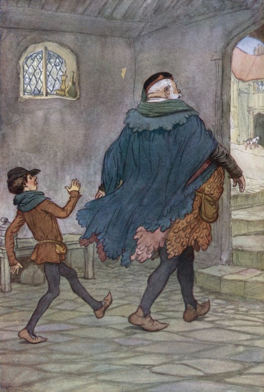 Illustration for The Merry Wives of Windsor by Hugh Thomson