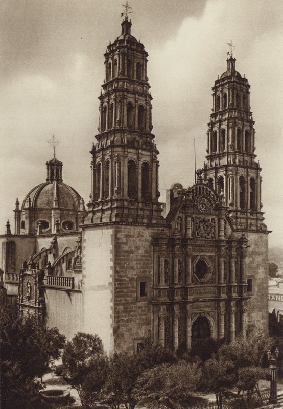 Mexico: Cathedral of Chihuahua by Hugo Brehme