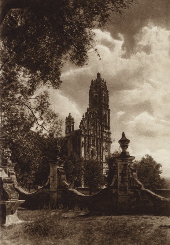Mexico: Tepozotlan Church by Hugo Brehme