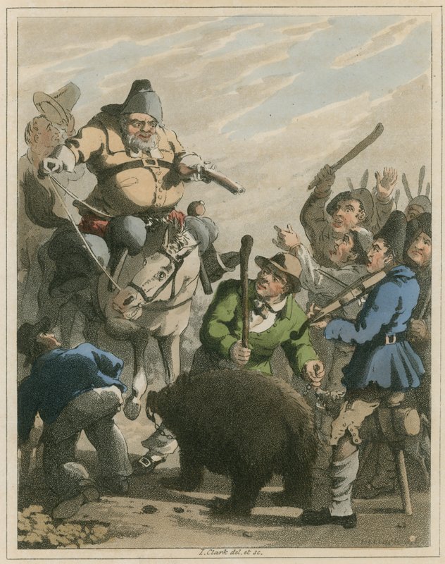 Illustration from Hudibras by Samuel Butler by I Clark