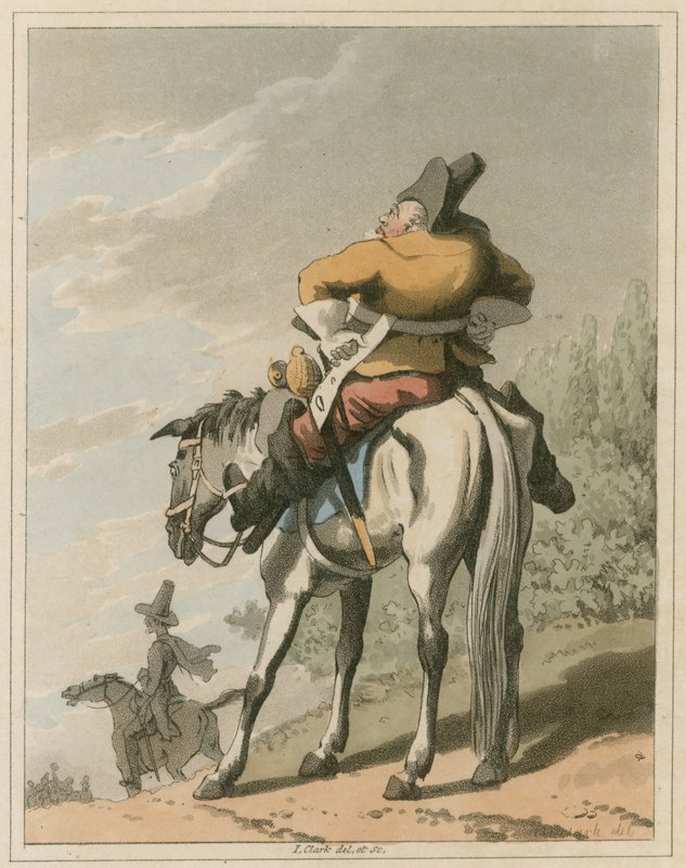 Illustration from Hudibras by Samuel Butler by I Clark