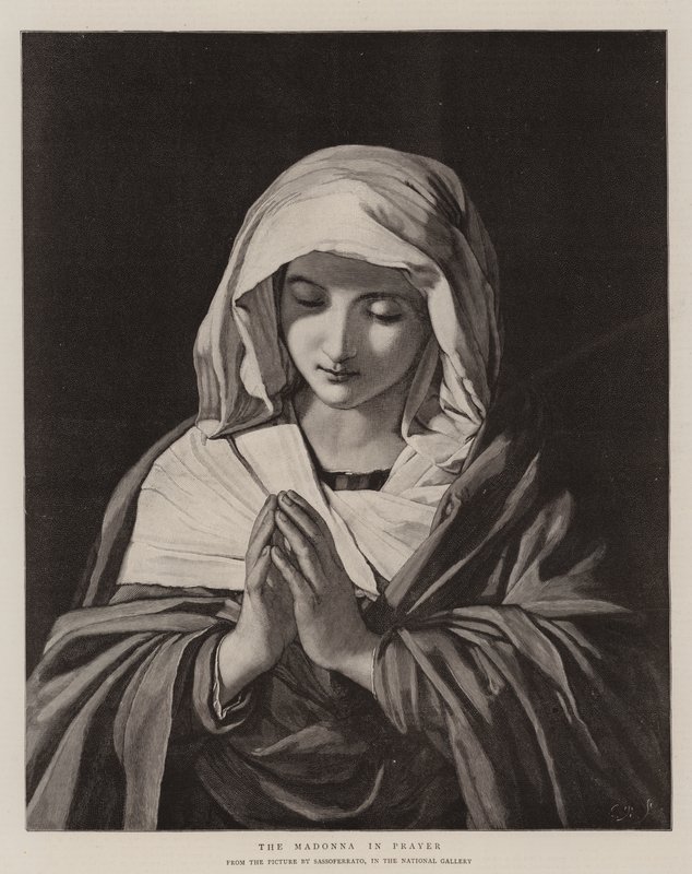 The Madonna in Prayer by Il Sassoferrato