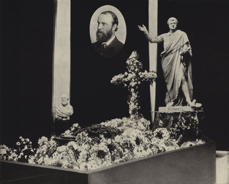 Parnell Lying in State, Dublin by Irish Photographer