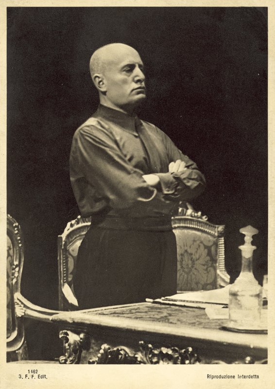 Benito Mussolini by Italian Photographer