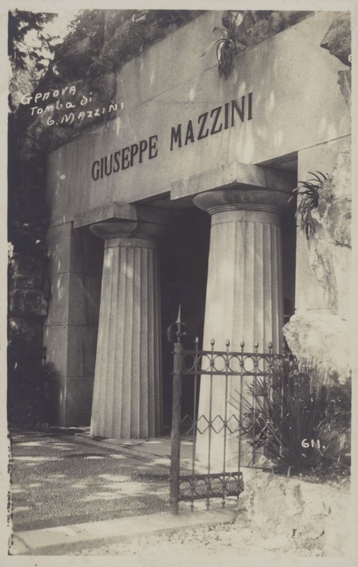 Genoa, Tomb of Giuseppe Mazzini by Italian Photographer