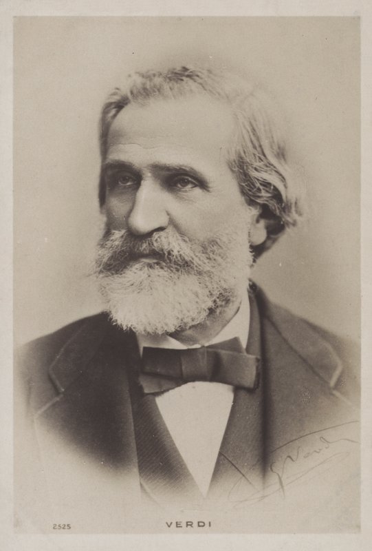 Giuseppe Verdi by Italian Photographer