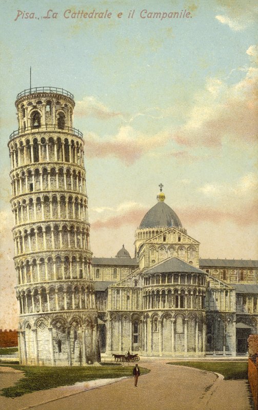 Leaning Tower of Pisa and Pisa Cathedral by Italian Photographer