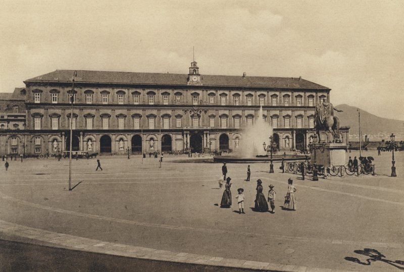 Naples: Royal Palace by Italian Photographer